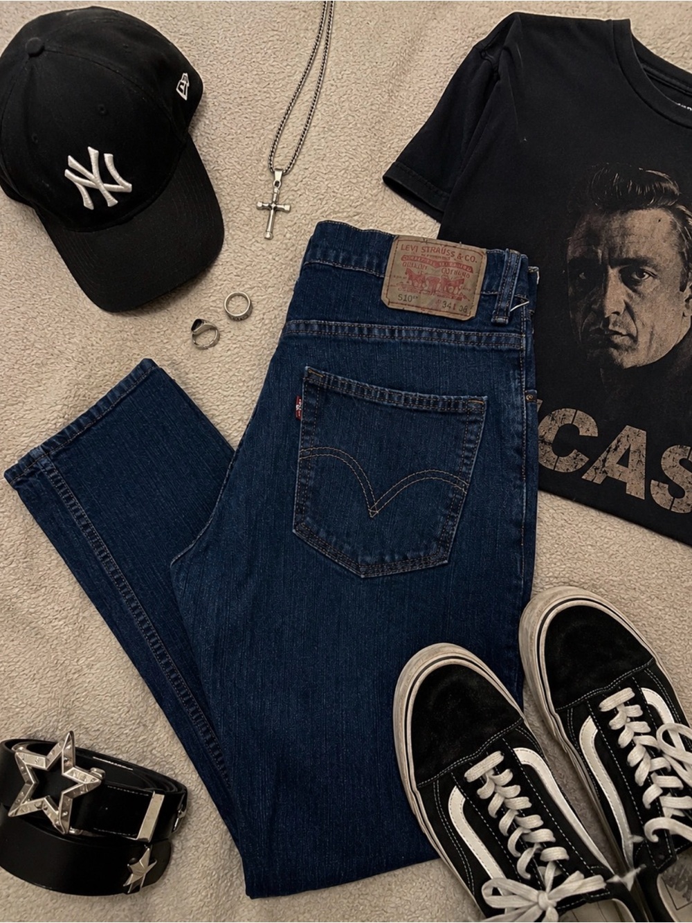 510 Super Skinny Distressed Jeans